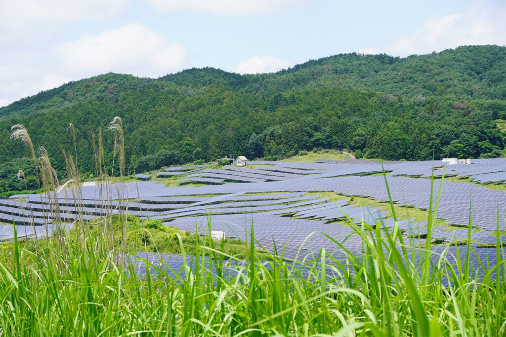 福島県白河市にある太陽光発電所